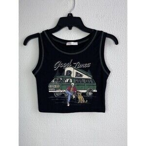 Van By The River Woman’s Small Crop Top Ribbed